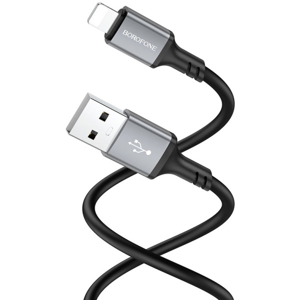 Фото - Кабель BOROFONE BX83 iP Black (6974443386356)