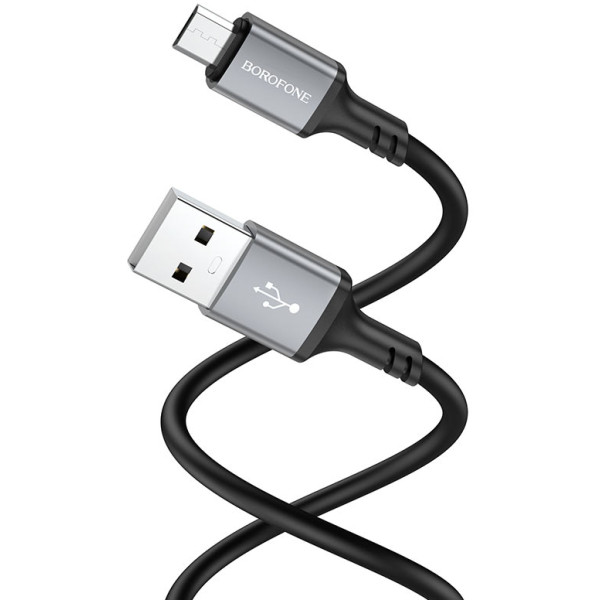 Фото - Кабель BOROFONE BX83 Micro Black (6974443386387)