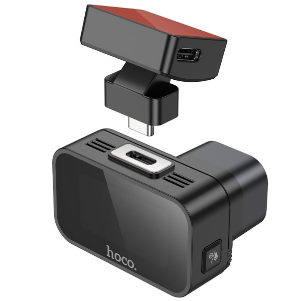 Фото - Відеореєстратор HOCO DV10 mini screen dashcam Black (6942007638630)