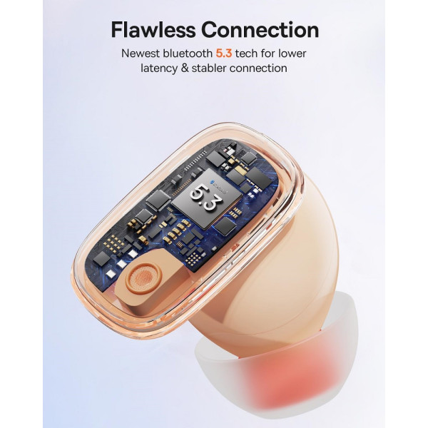 Фото - Навушники вкладиші бездротові TWS Baseus AirNora 2 True Wireless Earphones Gradient Orange (NGTW320207)