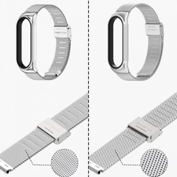 Фото - Ремінець для фітнес-браслету BeCover Metal for Xiaomi Mi Smart Band 7 Gold (707495)