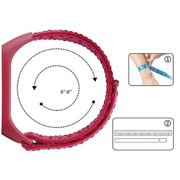 Фото - Ремешок для фитнес-браслета BeCover Nylon Style for Xiaomi Mi Smart Band 7 Purple (707667)