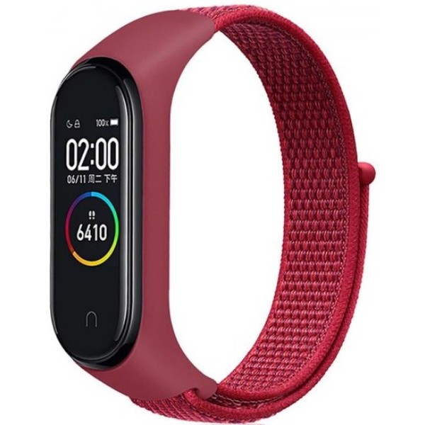 Фото - Ремінець для фітнес-браслету BeCover Nylon Style for Xiaomi Mi Smart Band 7 Red (707670) Фото - Ремінець для фітнес-браслету BeCover Nylon Style for Xiaomi Mi Smart Band 7 Red (707670)