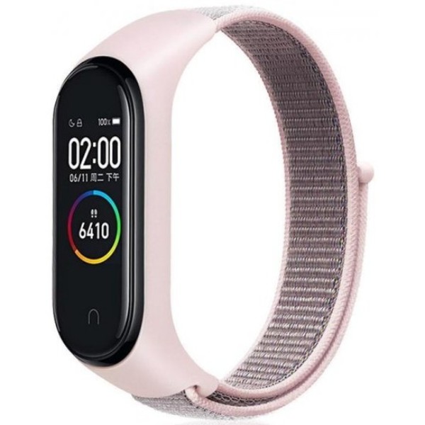 Фото - Ремінець для фітнес-браслету BeCover Nylon Style for Xiaomi Mi Smart Band 7 Pink-Gray (707666) Фото - Ремінець для фітнес-браслету BeCover Nylon Style for Xiaomi Mi Smart Band 7 Pink-Gray (707666)