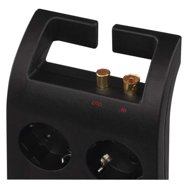 Фото - Мережевий фільтр EMOS P54252, 8 розетки, 3м. 16A 3680Вт чорний