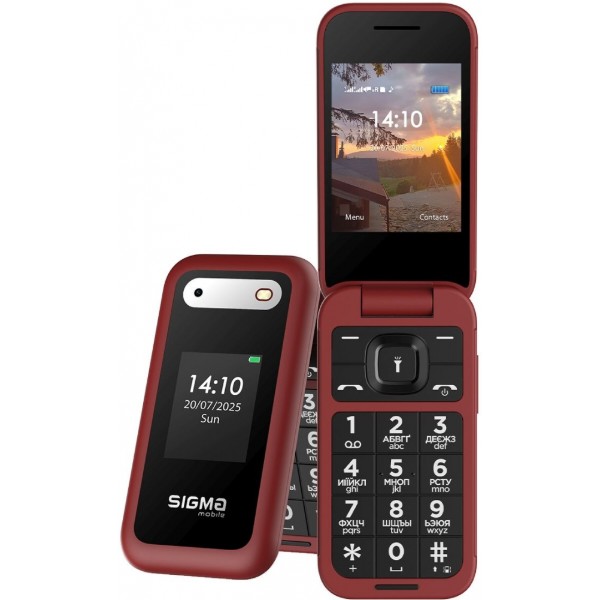 Фото - Мобільний телефон Sigma mobile X-style 281 CLIK Red