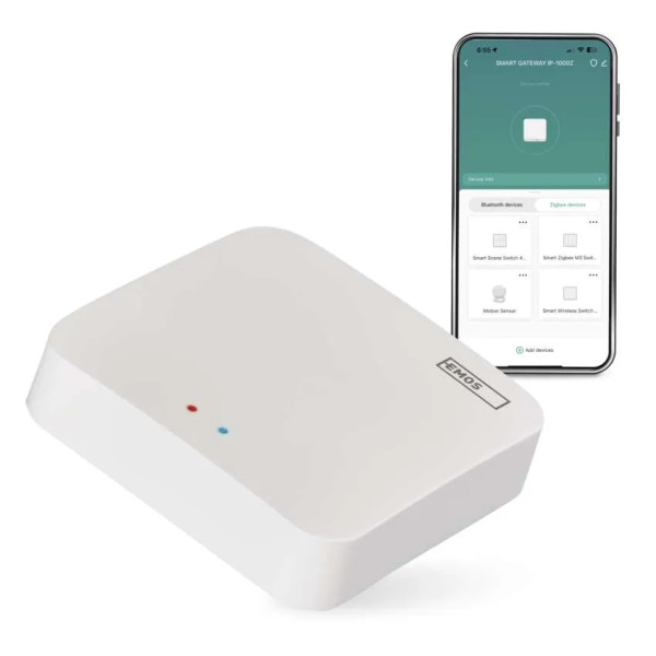 Фото - Багатофункціональний шлюз EMOS H5001 з Bluetooth і Wi-Fi