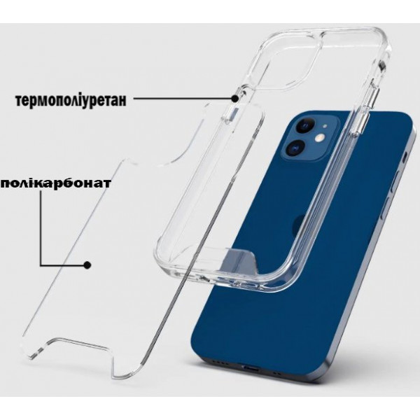 Фото - Чохол для смартфону BeCover Space Case for Apple iPhone 12/12 Pro Transparancy (707793)