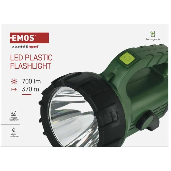 Фото - Ліхтар акумуляторний EMOS LED P2315 700Lm. 3600 mAh. ручн.пластик.