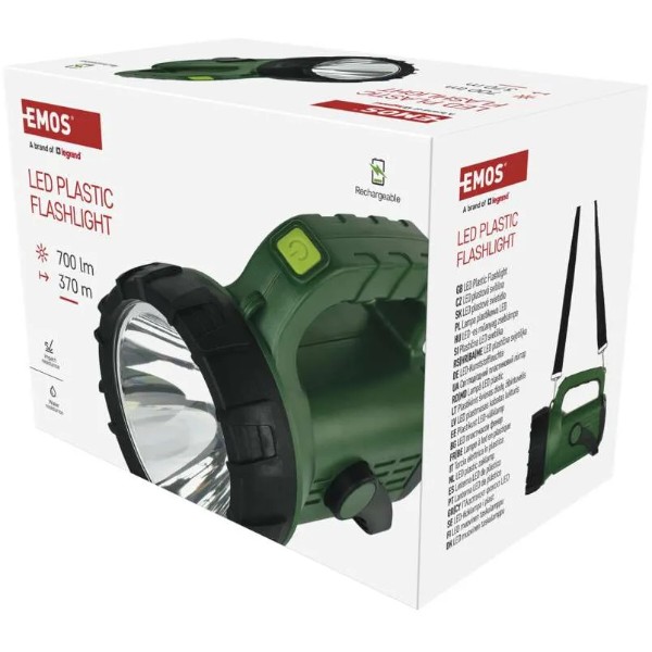 Фото - Ліхтар акумуляторний EMOS LED P2315 700Lm. 3600 mAh. ручн.пластик.