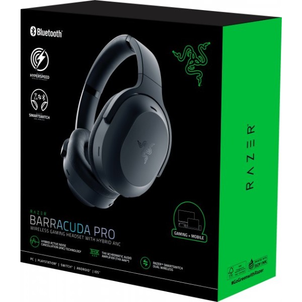 Фото - Гарнітура бездротова ігрова Razer Barracuda Pro (RZ04-03780100-R3M1)