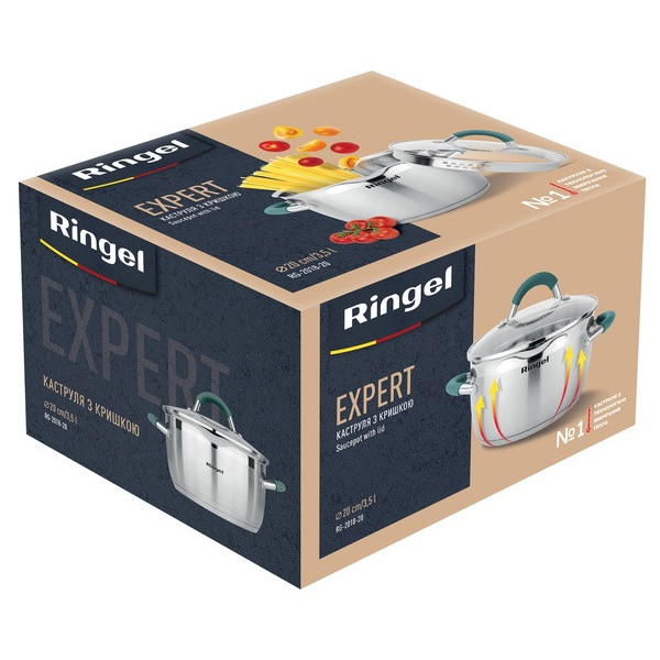 Фото - Каструля Ringel Expert 20 см 3.5 л (RG 2018-20)