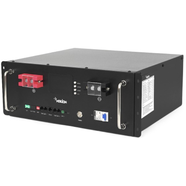 Фото - Батарея для сонячного інвертора Merlion LiFePO4 51.2V 50AH for Solar RACK MOUNT 50A BMS, 5000 циклов Q1 (LFP51.2-50US)