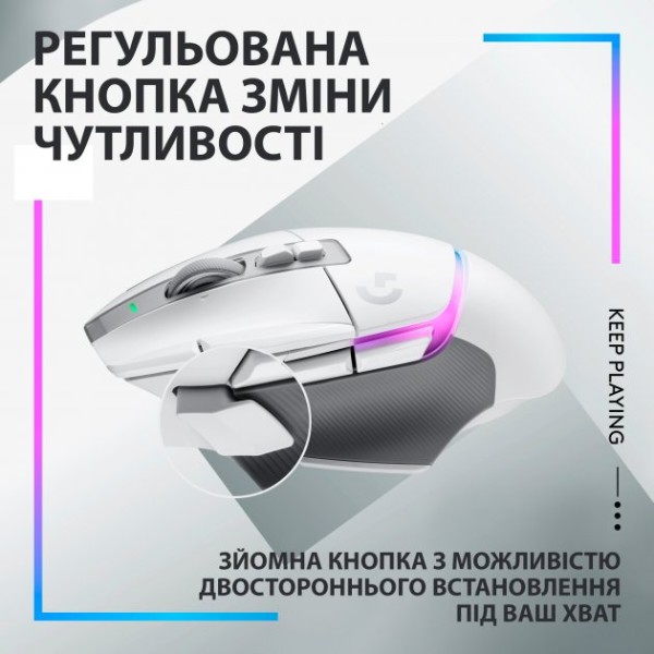 Фото - Миша бездротова ігрова Logitech G502 X Plus White (910-006171)