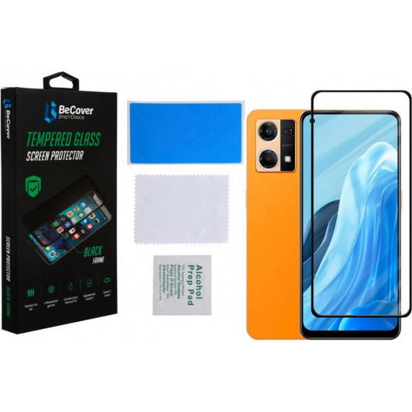 Фото - Защитное стекло для смартфона BeCover for Oppo Reno7 Black (707605)