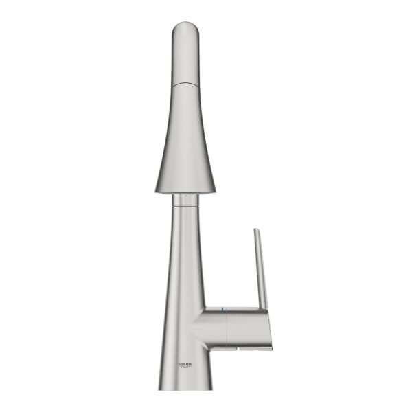 Фото - Смеситель кухонный Grohe Scala Ohm C Triple Spray Суперсталь (30440DC0)