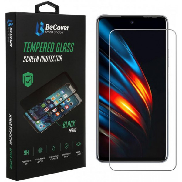 Фото - Защитное стекло для смартфона BeCover for Tecno Pova 2 (LE7n) Crystal Clear (707875)