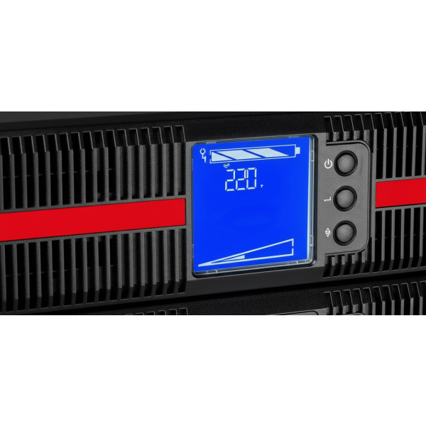 Фото - Джерело безперебійного живлення Powercom MRT-10K LCD USB