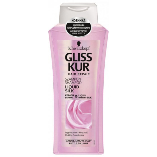 Фото - Шампунь жіночий Schwarzkopf Prof. Рідкий Шовк Gloss Для ломкого та позбавленого блиску волосся 400 мл (9000100549592)