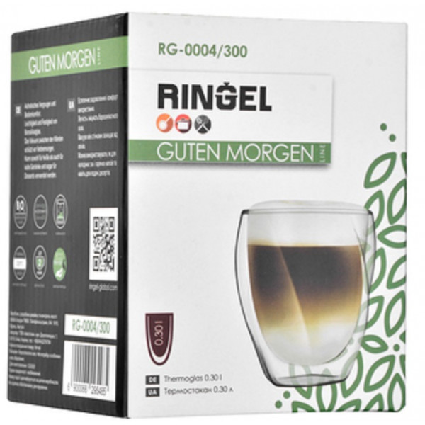 Фото - Склянка з подвійними стінками Ringel Guten Morgen 300 мл (RG-0004/300)