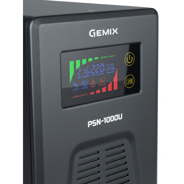 Фото - Джерело безперебійного живлення Gemix PSN-1000U Schuko