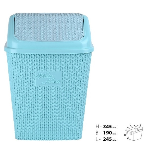 Фото - Корзина для мусора VIOLET HOUSE 0026 Виолетта Soft Mint 10 л