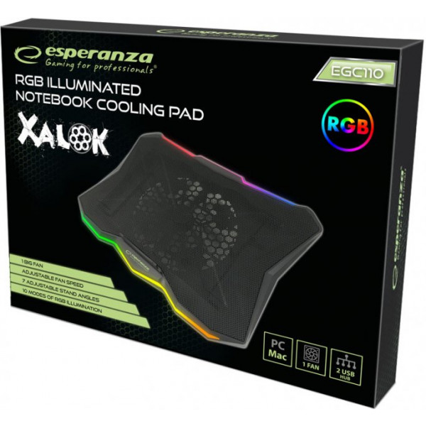 Фото - Підставка під ноутбук охолоджуюча Esperanza EGC110 Xalok Notebook Cooling Pad