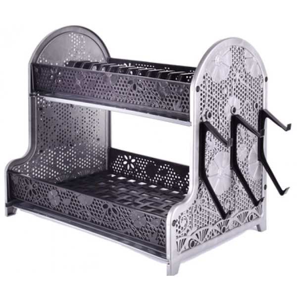 Фото - Сушка для посуды VIOLET HOUSE 0414 Ажур Metal 28x40x38 см Фото - Сушка для посуды VIOLET HOUSE 0414 Ажур Metal 28x40x38 см