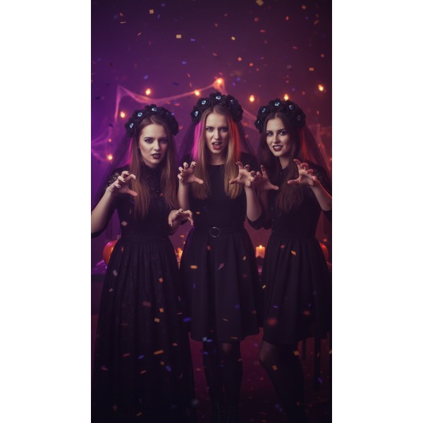 Фото - Обруч Halloween YES! Fun Чорна вдова (974508)