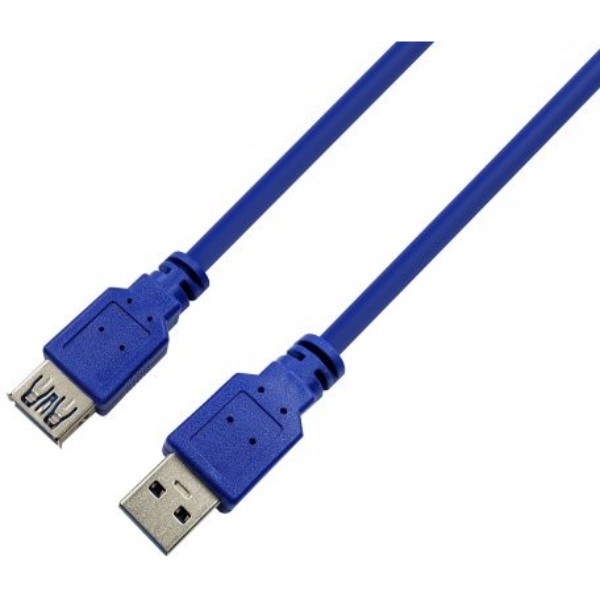 Фото - Кабель USB type A - USB type A ProLogix USB 3.0 AM/AF, синій 1.8 м (PR-USB-P-11-30-18m)