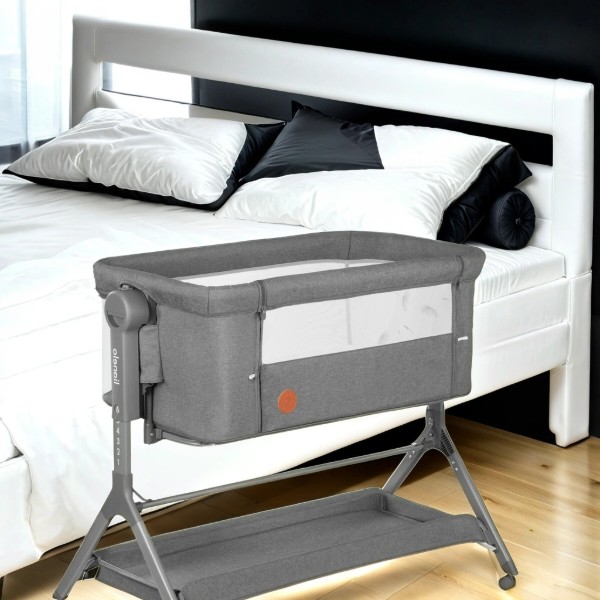 Фото - Ліжечко дитяче прямокутне Lionelo Leonie Plus Grey Stone