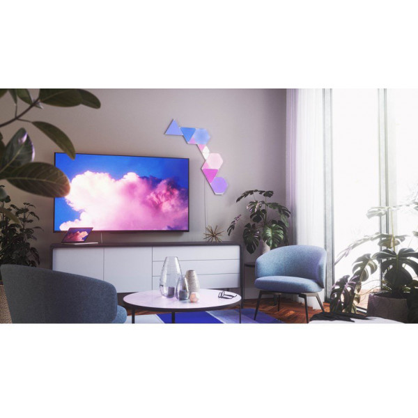 Фото - Светодиодный светильник Nanoleaf Shapes Triangles Starter Kit 4 шт. (NL47-2002TW-4PK)