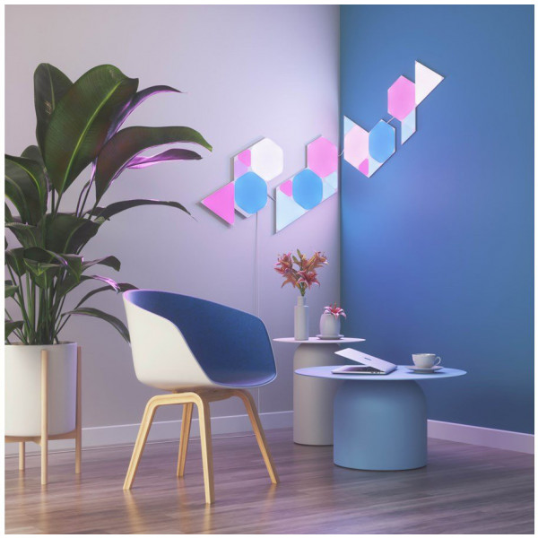 Фото - Светодиодный светильник Nanoleaf Shapes Triangles Starter Kit 4 шт. (NL47-2002TW-4PK)