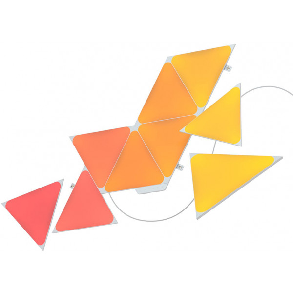 Фото - Светодиодный светильник Nanoleaf Shapes Triangles Starter Kit 4 шт. (NL47-2002TW-4PK)