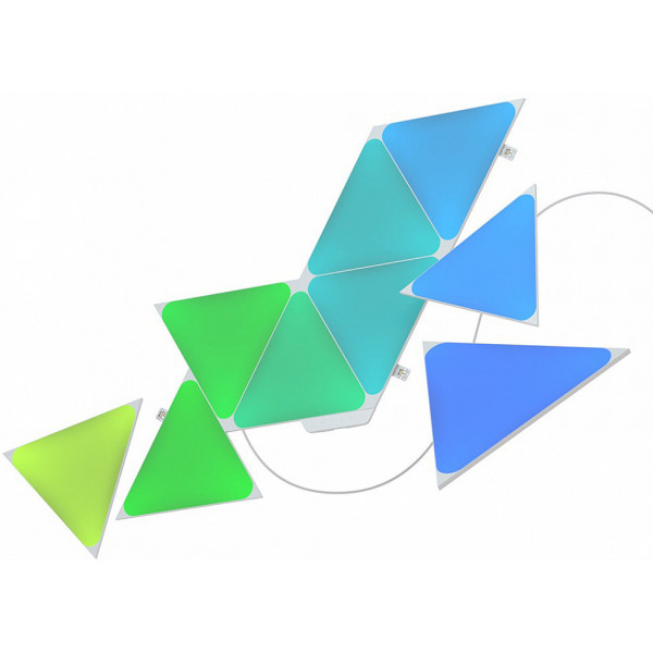 Фото - Светодиодный светильник Nanoleaf Shapes Triangles Starter Kit 4 шт. (NL47-2002TW-4PK)