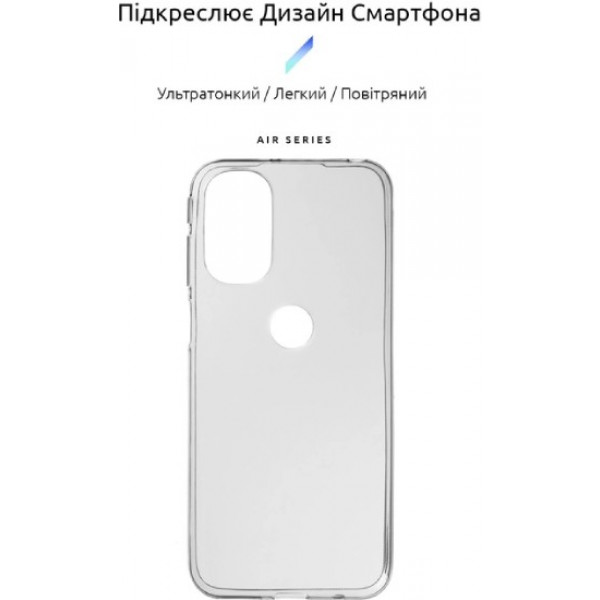 Фото - Чохол для смартфону
 Armorstandart Air Series for Motorola G31 Transparent (ARM60685)