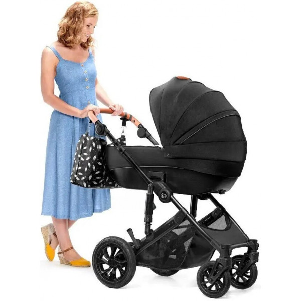 Фото - Коляска универсальная 2 в 1 Kinderkraft Prime Black + MommyBag (KKWPRIMBKMB200)