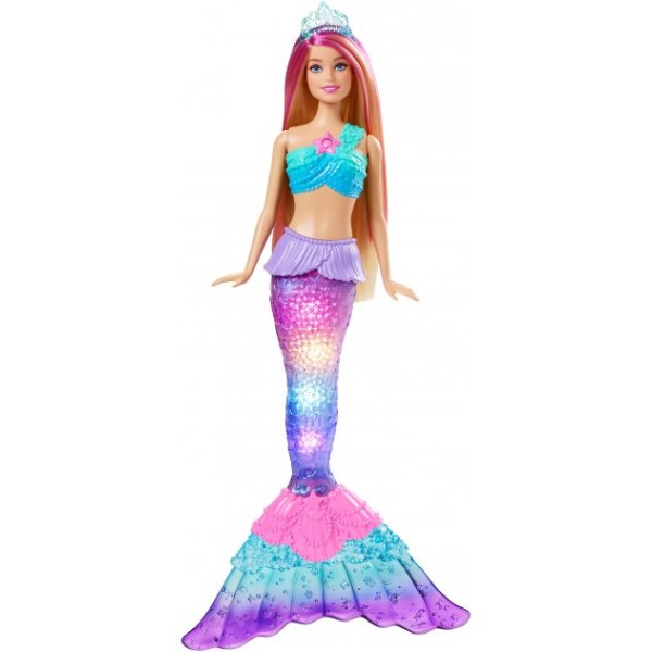 Фото - Лялька Barbie Лялька-русалка "Сяючий хвостик" серії Дрімтопія (HDJ36)