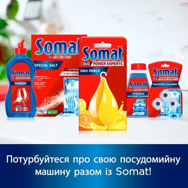 Фото - Освежитель для посудомоечных машин Somat Deo Duo-Pearls Lemon & Orange (9000101000436)