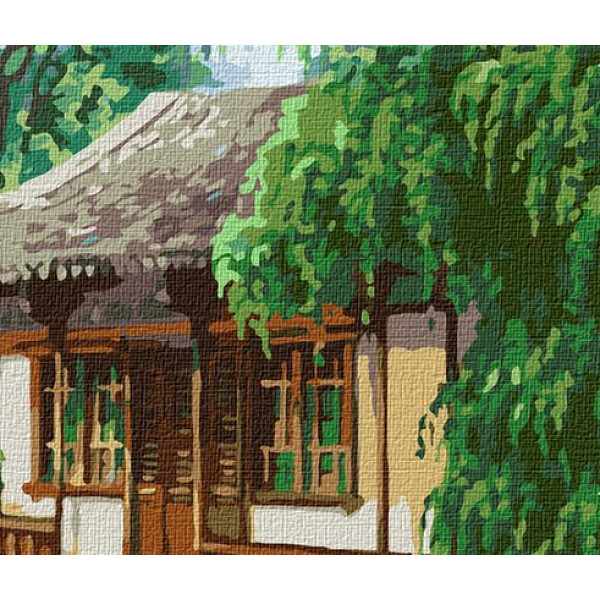 Фото - Картина за номерами Ideyka "Китайський будиночок" 40х50см (KHO2881)