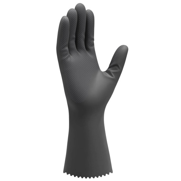 Фото - Рукавички латексні Добра господарочка Black&White розмір S (4820086523790)