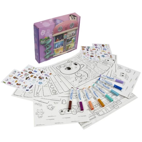 Фото - Набор для рисования Crayola Gabby's Dollhouse (75-7170)