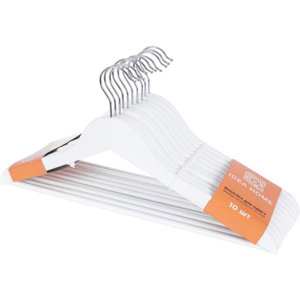 Фото - Вішалка Idea Home RE05163W 44.5х23х1.2 см 10 шт. White (6707238)