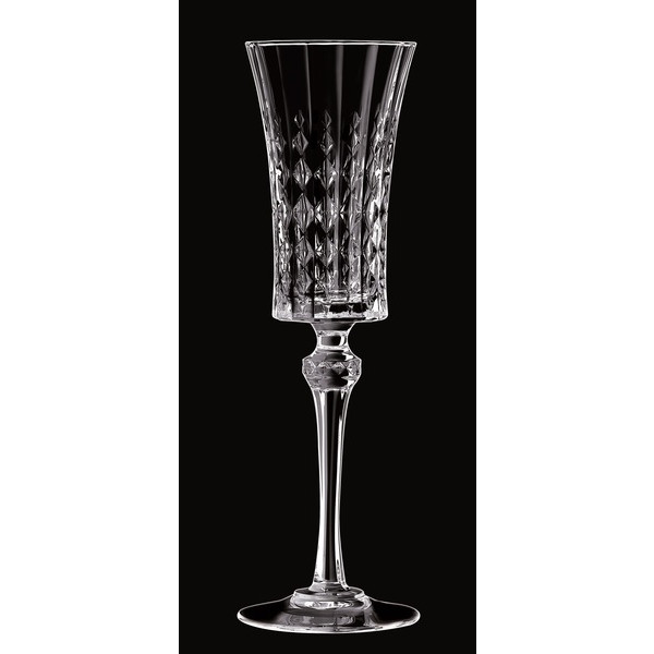 Фото - Набір келихів Cristal d’Arques Lady Diamond 6х150мл для шампанського (L9742)