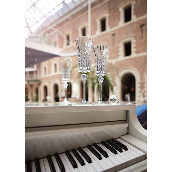 Фото - Набір келихів Cristal d’Arques Lady Diamond 6х150мл для шампанського (L9742)