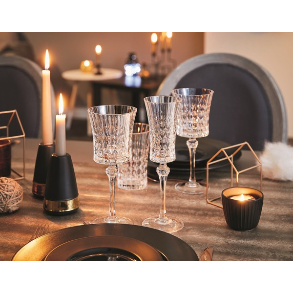 Фото - Набір келихів Cristal d’Arques Lady Diamond 6х150мл для шампанського (L9742)