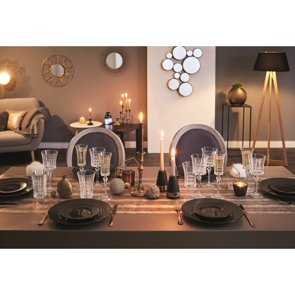 Фото - Набір келихів Cristal d’Arques Lady Diamond 6х150мл для шампанського (L9742)