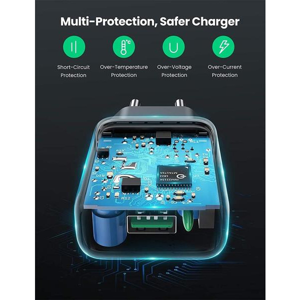 Фото - Мережевий зарядний пристрій UGREEN CD122 18W USB QC 3.0 Charger Black (70273)