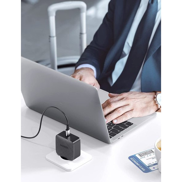 Фото - Мережевий зарядний пристрій UGREEN CD217 65W Type-C PD GaN Charger Black (70817)