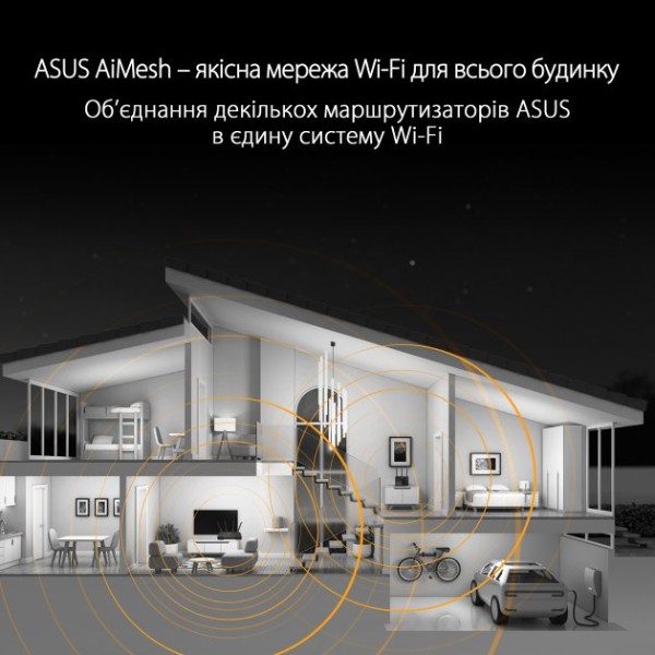 Фото - Маршрутизатор інтернет WiFi6 Asus TUF Gaming AX3000 V2